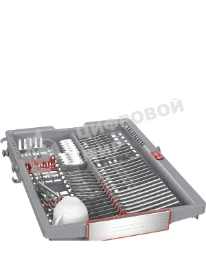 Встраиваемая посудомоечная машина Bosch SPV6ZMX17E, серебристый, 44.8 см, 10 компл., 43 дБ, класс A+++