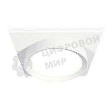 Комплект встраиваемого светильника Ambrella light XC8061001 SWH белый песок GX53 (C8061, N8112)