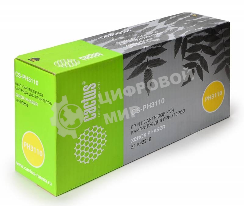 Картридж лазерный Cactus CS-PH3110 (109R00639) черный (1000 стр.) для Xerox 3110/3210