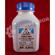 Тонер Samsung CLP 300/315/320/325/360/415/500/510/600/610/660/CLX3300/3305 Cyan, (фл.45г.) AQC фас. Россия