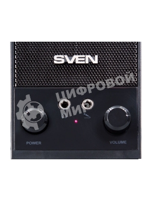 Акустическая система SVEN SPS-604 2.0 черный 4Вт