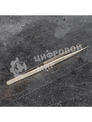 Пинцет прямой, узкий Rexant 140 мм Airy (блистер)