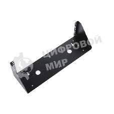 Кронштейн телекоммуникационный настенный вертикальный 2U, черный КНО-В-2U-9005