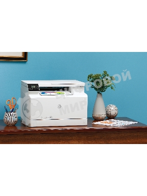МФУ лазерное HP Color LaserJet Pro MFP M182n (7KW54A), A4, цветной, печ. до 16 стр/мин., 600 x 600 dpi (печать) 1200x1200dpi (скан.), USB, RJ-45, Air Print, Mopria