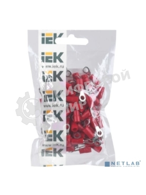 Наконечник НКИ 1.25-4 (кольцо 0.5-1.5) (уп. 100 шт) IEK UNL20-D15-4-4