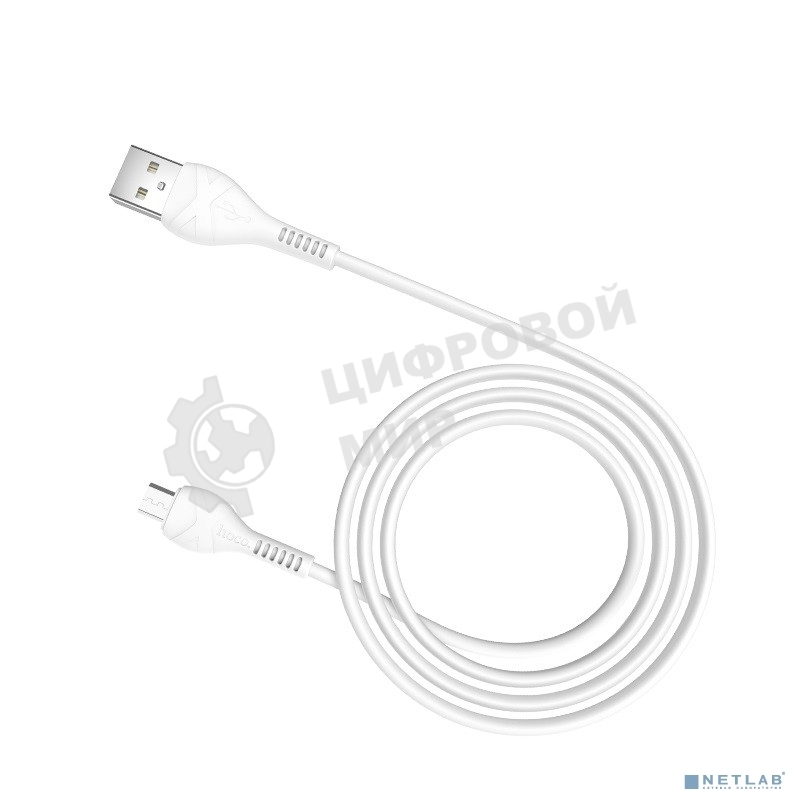 Кабель USB Micro/HOCO HC-10505 X37/1m/2.4A/White