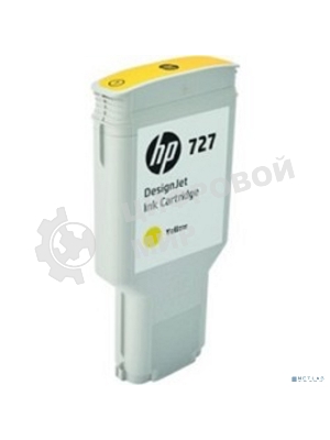 Картридж струйный HP 727 с желтыми чернилами для принтеров Designjet, 300 мл