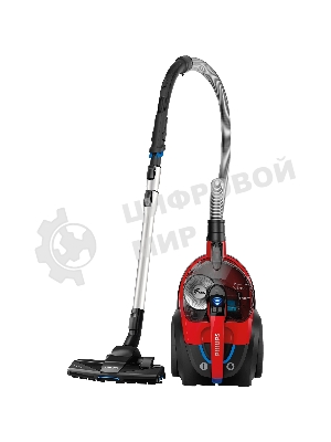 Пылесос Philips FC9728/01 красный/черный, 420/2000 Вт, уборка сухая, пылесборник контейнер, 2 л