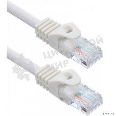 Патч-корд ACD-LPU5C-5DW сat.5e UTP 24AWG 4Pair, 7/0.18мм CU белый, 0.5м