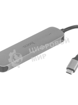 Док-станция Hoco HB28, USB Type-C, USB 3.0/PD100W/SD/TF/USB 2.0/HDMI, USB Type-C