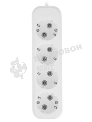 Удлинитель с заземлением Defender R340 16 А, 3 м, заземление