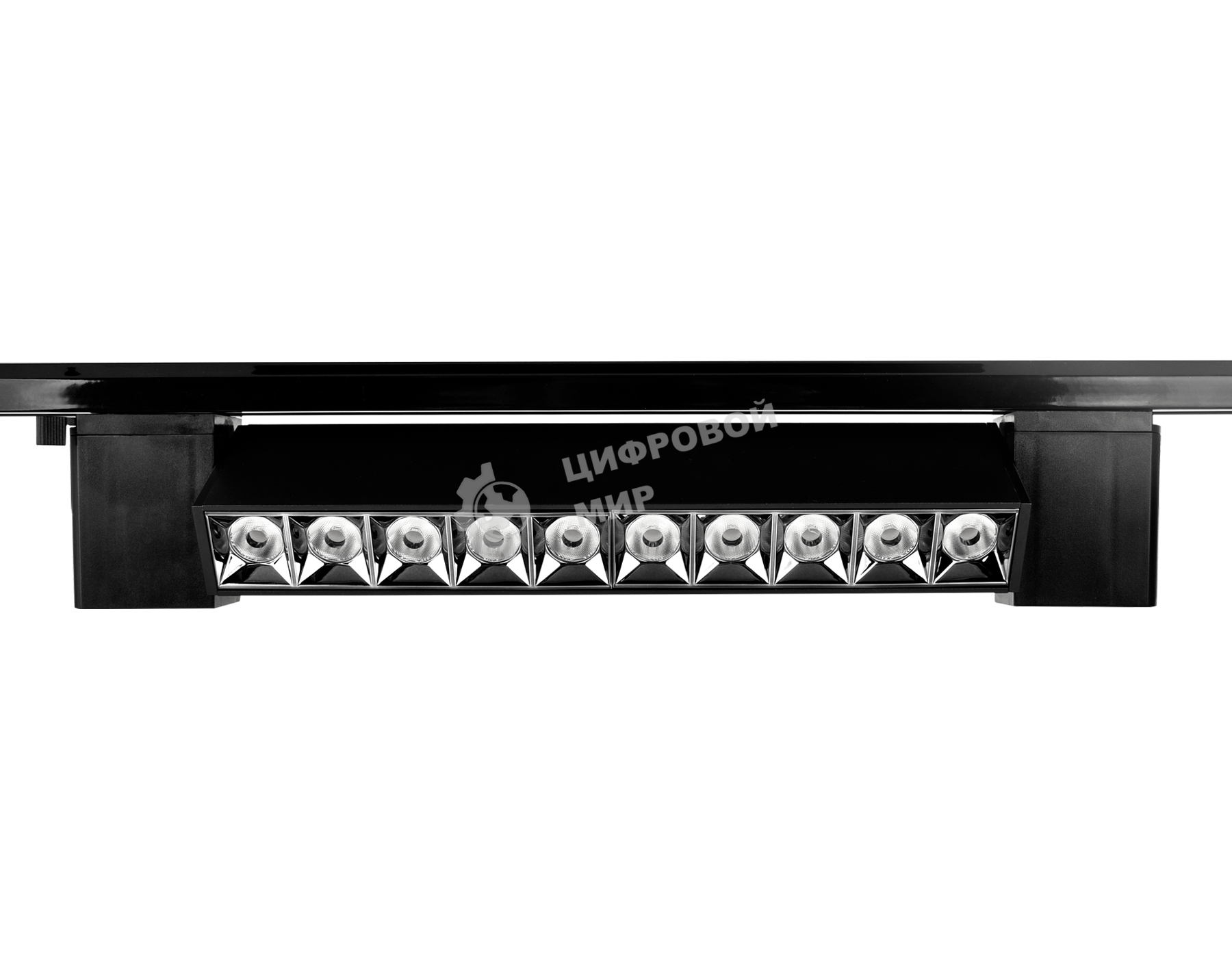Трековый однофазный светодиодный светильник Ambrella light GL6689 BK черный LED 12W 4200K 24°