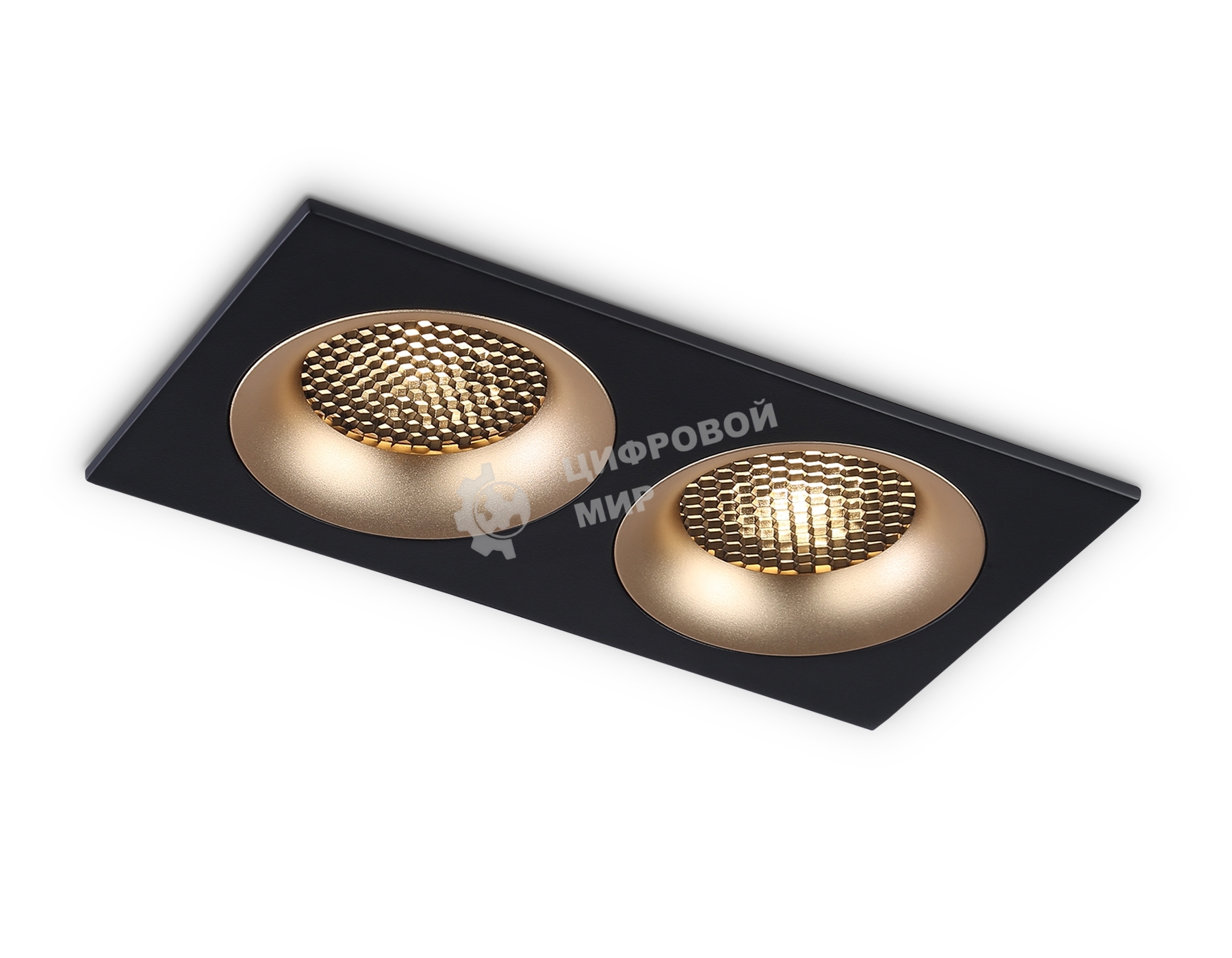 Светильник Ambrella light TN102735/2 BK/GD черный/золото GU5.3 175*92*23