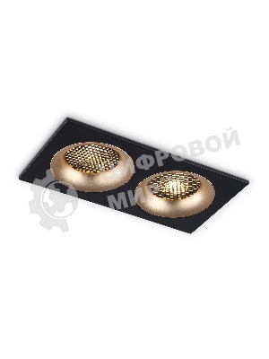 Светильник Ambrella light TN102735/2 BK/GD черный/золото GU5.3 175*92*23