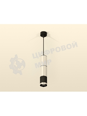 Светильник Ambrella Light XP6302001 PSL/SBK серебро полированное/черный песок MR16 GU5.3
