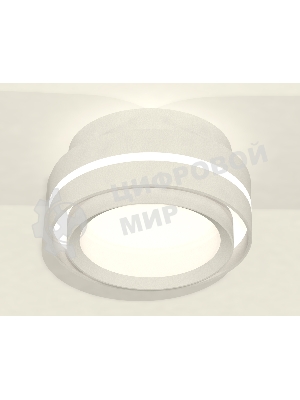 Светильник Ambrella Light XS8412001 SWH/CL белый песок/прозрачный GX53 (C8412, N8112)