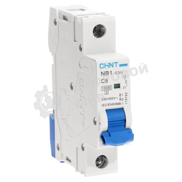 Выключатель автоматический CHINT NB1-63H 1P 6A 10кА х-ка C