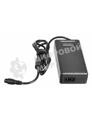 Блок питания Ippon D65U автоматический 65W 15V-19.5V 8-connectors 1.5A 1xUSB 2.1A от бытовой электросети LСD индикатор