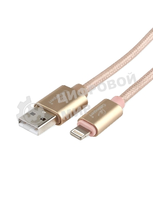 Кабель Cablexpert для Apple CC-U-APUSB02Gd-1.8M, AM/Lightning, серия Ultra, длина 1.8м, золотой, блистер