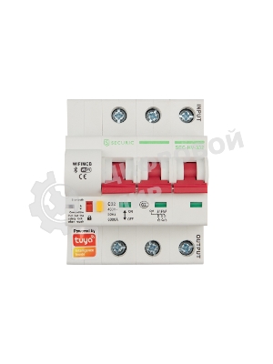 Выключатель умный Wi-Fi автоматический 2P/32А SECURIC