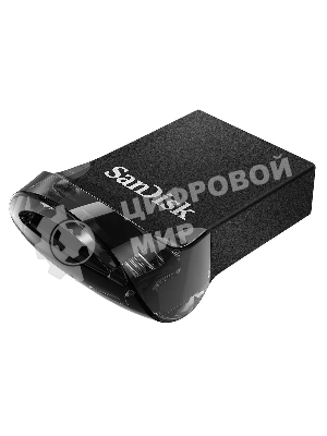 Флешка USB Sandisk CZ430 ULTRA FIT (SDCZ430-128G-G46), 128Gb, USB 3.1, R/W 130/40, черный