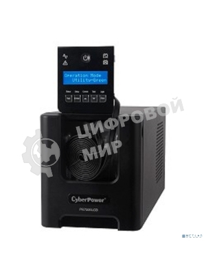 Источник бесперебойного питания CyberPower PR750ELCD 750VA/675W USB/RJ11/45 (6 IEC)