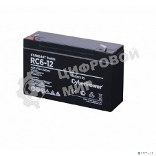 Аккумуляторная батарея SS CyberPower RC 6-12/6 В 12 А·ч