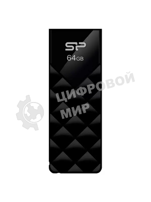 Флешка USB Silicon Power R/W USB 64Gb Ultima U03 SP064Gb,UF2U03V1K USB 2.0, черный