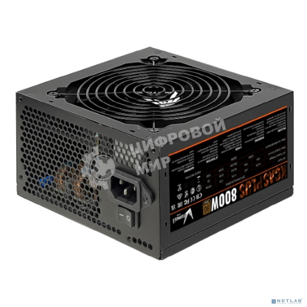 Блок питания Aerocool/Formula KCAS-800W, 800Вт, PLUS 80 PLUS Bronze, 120мм, черный