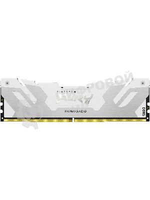 Оперативная память Kingston Fury Renegade, DDR5, 32Gb (1x32Gb), 6400MHz, CL32, DIMM, радиатор, белый