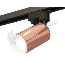 Светильник Ambrella light XT6326012 PPG/SBK/FR золото розовое полированное/черный песок/белый матовый MR16 GU5.3