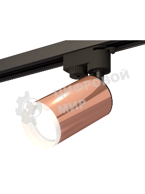 Светильник Ambrella light XT6326012 PPG/SBK/FR золото розовое полированное/черный песок/белый матовый MR16 GU5.3