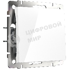Перекрестный переключатель одноклавишный Werkel W1113001 (белый)