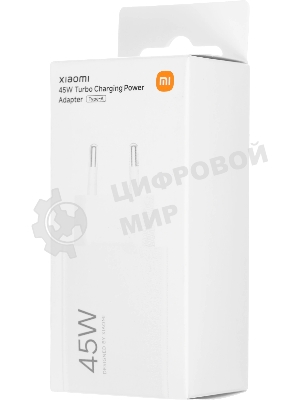 Блок питания XIAOMI 45W Turbo Charging Power Adapter (Type-A) (BHR07SLEU)