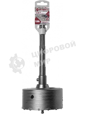 Коронка Monogram 089-243 по бет/кирп/камн Д=125мм Дл=250мм (1пред.) для перфораторов