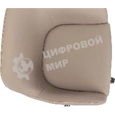 Кресло Бюрократ T-999SL-Low бежевый Nappa 131 искусственная кожа низк.спин. крестов. металл хром