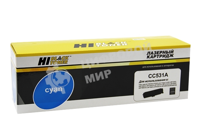 Картридж HP CLJ CP2025/CM2320/Canon LBP7200 (Hi-Black) CC531A/№ 718, C, 2,8K