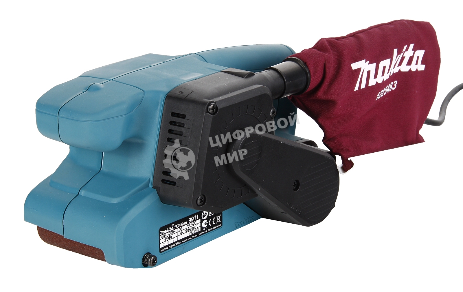 Ленточная шлифовальная машина Makita 9911 650Вт (ширина ленты 76мм)