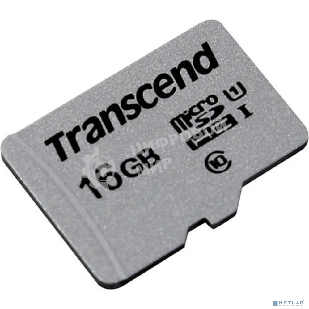 Флеш карта microSD 16Gb Transcend microSDHC Class 10 UHS-1 U1, (без адаптера), TLC