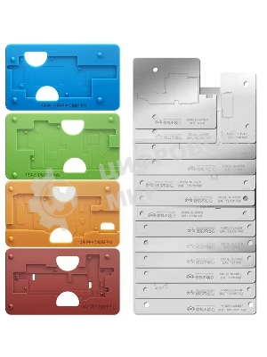 Набор трафаретов Jitongxie ZX-01 для iPhone X-14 Pro MAX