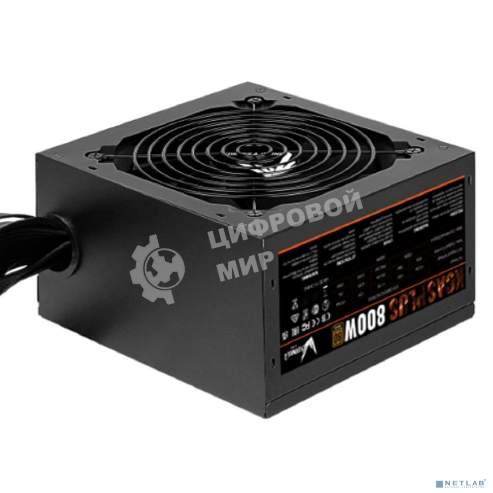 Блок питания Aerocool/Formula KCAS-800W, 800Вт, PLUS 80 PLUS Bronze, 120мм, черный
