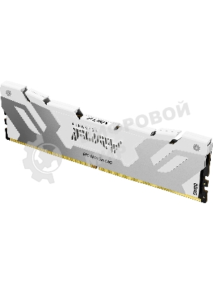 Оперативная память Kingston Fury Renegade, DDR5, 32Gb (1x32Gb), 6400MHz, CL32, DIMM, радиатор, белый
