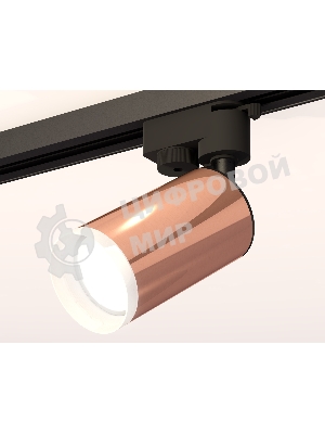 Светильник Ambrella light XT6326012 PPG/SBK/FR золото розовое полированное/черный песок/белый матовый MR16 GU5.3