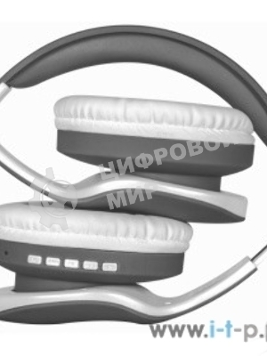 Беспроводные/проводные наушники Defender FreeMotion B525 серый/белый, накладные, Bluetooth + проводной, до 8 ч