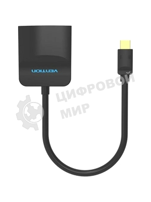 Адаптер-переходник Vention mini DisplayPort 20M > HDMI F черный (HBCBB)