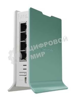 Роутер беспроводной MikroTik hAP ax lite (L41G-2AXD) AX600 10/100/1000BASE-TX голубой