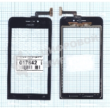 Сенсорное стекло (тачскрин) для Asus ZenFone 4 A450CG, черное