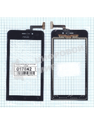 Сенсорное стекло (тачскрин) для Asus ZenFone 4 A450CG, черное