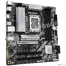 Материнская плата Gigabyte B860M DS3H (rev. 1.0), LGA1851, Intel B860, 4xDDR5, 4xSATA, 2xM.2, 1xPCIe 5.0 x16, 2xPCIe 4.0 x1, 2xDP, 1xHDMI, 1x2.5Gb LAN, 1xUSB-C 10Gbps, 2xUSB-A 10Gbps, 6xUSB-A 5Gbps, 7xUSB-A 2.0, 3x3.5мм, 7.1, mATX