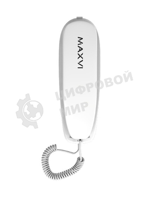 Телефон проводной Maxvi CS-01 белый